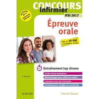 Epreuve orale IFSI. Edition 2017