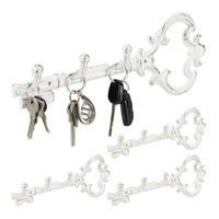 Panneau à clés vintage blanc en lot de 4 - 10041026-0
