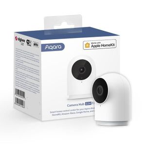 CAMÉRA DE SURVEILLANCE Aqara 2H Pro Caméra de surveillance intérieure,1080p HD Vision Nocturne, Caméra Hub Fonction avec Alexa/Google Assistant/IFTTT