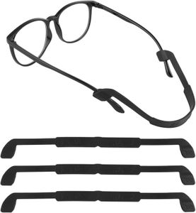 CORDON DE LUNETTES Lot de 4 sangles de lunettes en silicone élastique
