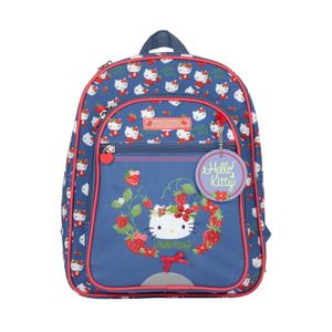 Sac à Dos Hello Kitty Elite 3D Pour Enfant - Bretelles Et Dos Rembourrés - Poche Latérale Filet - Dimensions 10x25x30 Cm