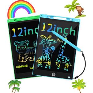 ARDOISE ENFANT 2pcs Tablette d'écriture LCD de 12 Pouces,Tablette