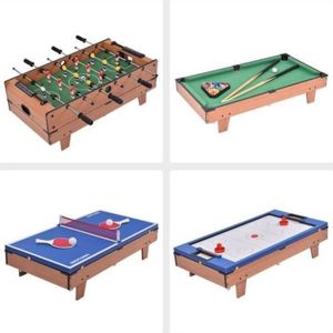 TABLE MULTI-JEUX YONGSHIA Table multijeux, baby-foot , Table de hockey, tennis de table et billard / snooker 