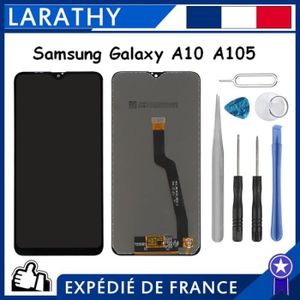 ECRAN DE TÉLÉPHONE Complet Ecran vitre tactile lcd - Noir Pour Samsung Galaxy A10 2019 A105 + Kit outils