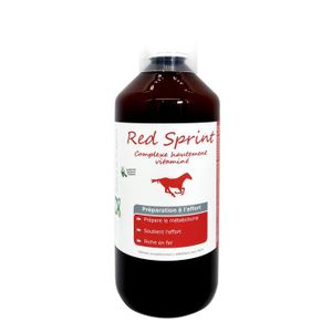 COMPLÉMENT ALIMENTAIRE Vitamines et minéraux pour cheval Alliance Equine Red Sprint - blanc/rouge - 1 L