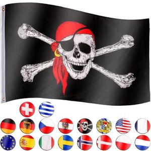 Drapeau Pirate - Acheter drapeaux pirates pas cher - Monsieur-des