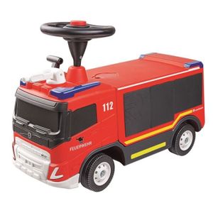 CAMION ENFANT Smoby - Big Camion de Pompier lance à eau - Volant
