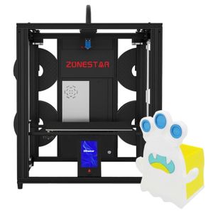 IMPRIMANTE 3D Imprimante 3D Zonestar Z9V5MK6 4 Extrudeuses - Mél