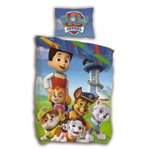 Couleur Bleu 180x260cm Lits 90 and 105 Nickelodeon Couette Paw Patrol