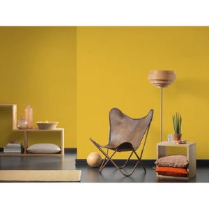 Papier peint toile unicolore avec structure orange cuivre brillant 37425-3 3,52 €//1qm