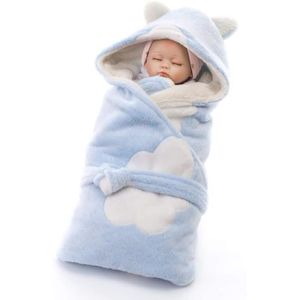 Couvertures pour Bébé Gigoteuse enveloppée Couverture Convient pour Les bébés de 0 à 6 Mois A pour Coques Bébé,pour Landaus Couverture en Peluche Unisexe,Enveloppante Hiver Multi-Usages