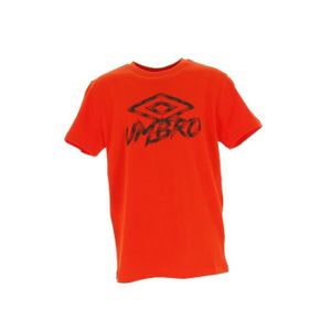 T-SHIRT MAILLOT DE SPORT Tee shirt enfant manches courtes Umbro - Rouge - F