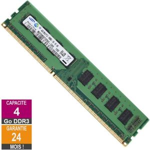 MÉMOIRE RAM Barrette Mémoire 4Go RAM DDR3 Samsung M378B5273CH0