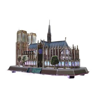 choix Cubic Fun Cathédrale Cathedral Light 3d Puzzle Notre Dame de Paris DEL//2