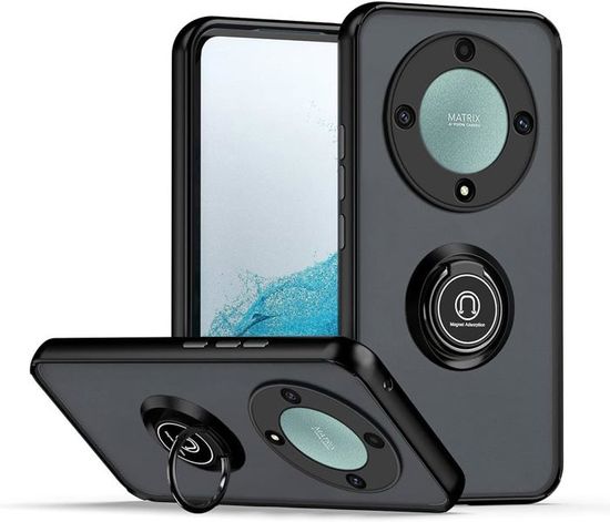 Coque Pour Honor 10 Lite 360 Degrés Ultra-mince Et Anti-choc En Verre Trempé Rouge