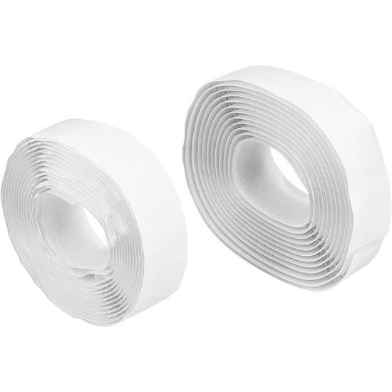 Bande Velcro Auto-adhésive Ultra Résistante - 5,1 Cm X 5,5 M, Blanc - Pour Surfaces Lisses, Intérieur/Extérieur