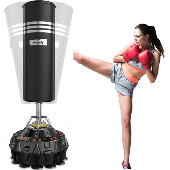 Dripex Punching Boxe Sac de frappe Sac de Boxe sur pied adulte