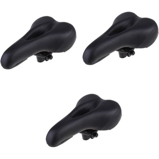 Selle de V lo Enfant Tout Terrain H2517 Noir Confortable et Absorbante