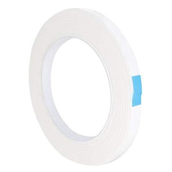 Ruban Adhésif Double Face BONUS Eurotech - 6 Mm X 45 M - Adhésif Solide Blanc