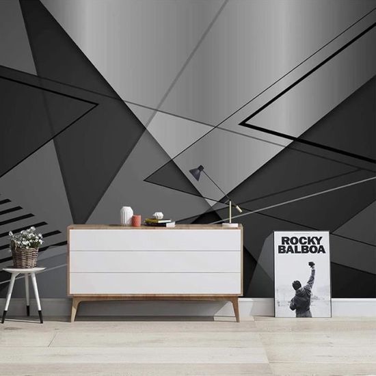 Papier Peint - Triangular Perspective - Intissé