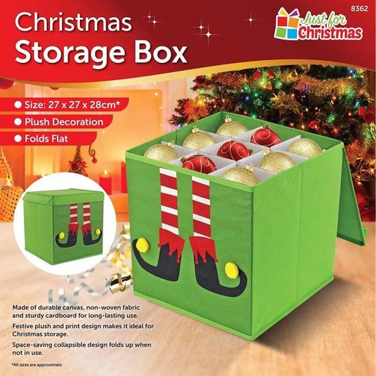 Rangeent pour Décorations de Noël, Boite Rangeent Boules de Noël avec