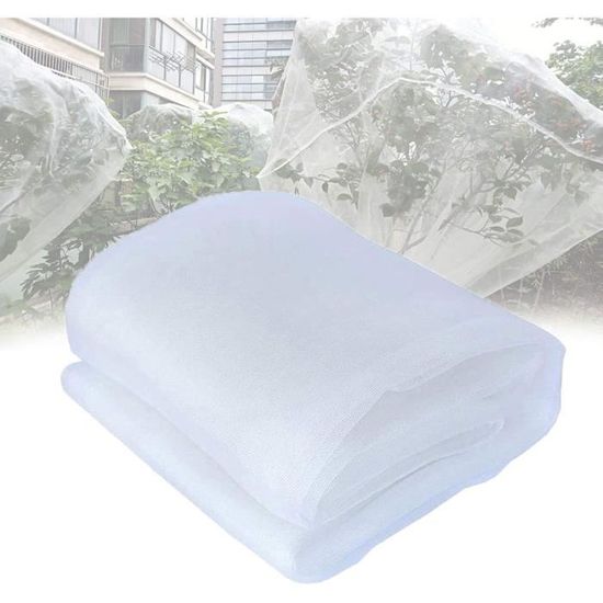 Filet De Protection Pour Jardin Contre Insectes Et Oiseaux - 6 X 2,4 M, Maille Fine, Résistant UV, Facile à Installer