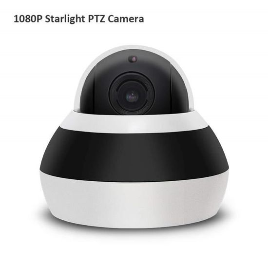 LEFTEK Starlight 4X Zoom 1080P PTZ PoE IP Cámara de Seguridad Mini Speed ​​Dome Onvif H.265 Night Vision 