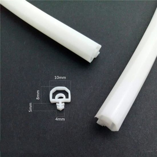 Joint D'étanchéité En Silicone Carré - Bande Caoutchouc Pour Portes, Fenêtres, Caissons - Multi Tailles