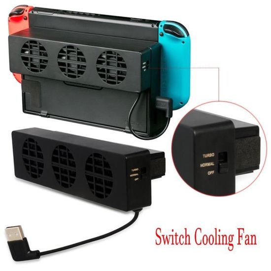 EEEKit Switch Ventilateur de refroidissement pour Nintendo Switch, station  d'accueil avec affichage de la température pour station d'accueil d'origine