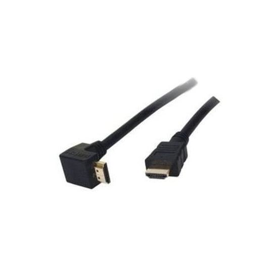 Câble HDMI Coudé 270° Ultra Fin 1 M – Support 4K@60Hz, 3D, 18 Gbit/s – Compatible TV, PC, Console, Projecteur