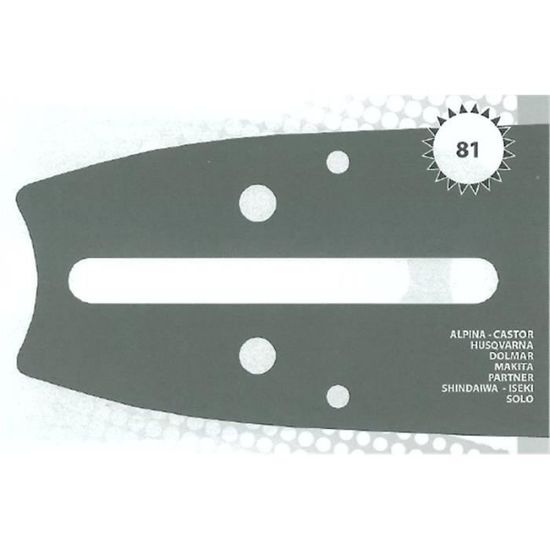 Guide De Tronçonneuse 50cm 3/8" 72 Maillons Avec 2 Chaînes à Gouge Carrée - Compatible Oleo Mac GSH 560 - 2