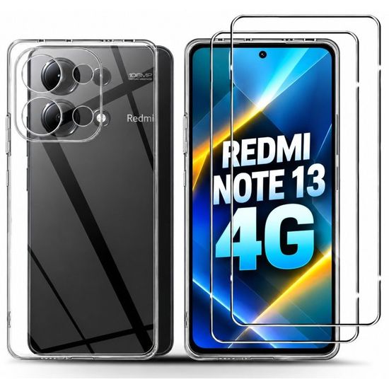 Coque Souple En Silicone Kwmobile Pour Xiaomi Redmi Note 13 4G - Protection Anti-chocs