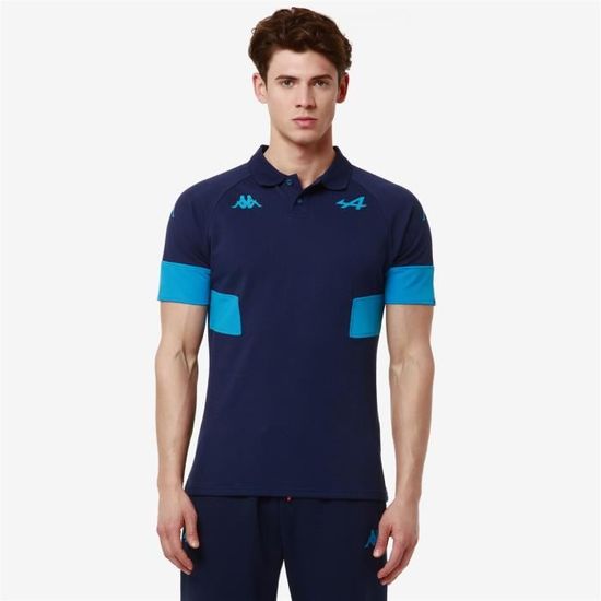 Veste Kappa Adofre BWT Alpine F1 Team 2024 Pour Homme - Bleu - Taille 2XL - 75% Polyester, 25% Coton - 12