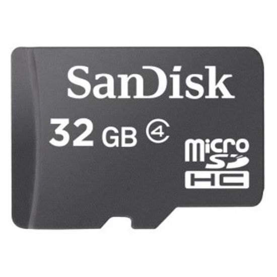 SANDISK 108097 Carte mémoire M.SDHC "Standard"- Imaging- 32GB + adapt SD- Cl.4