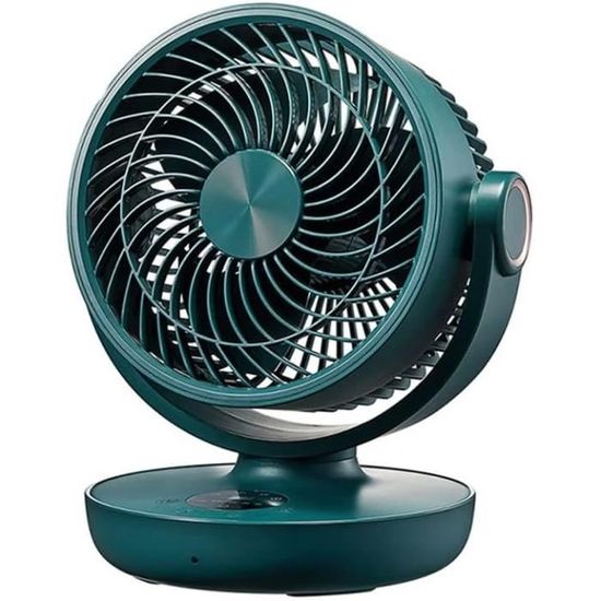 Ventilateur de Bureau À Pince - VVIKIZY - 360° - 4 Modes - Bleu Profond - Bricolage