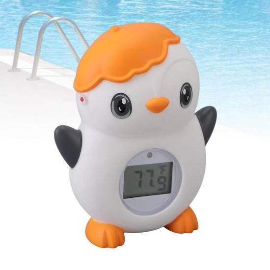 Thermomètre De Bain Bébé Numérique Leikurvo - Écran Tactile LED Avec Alerte Température