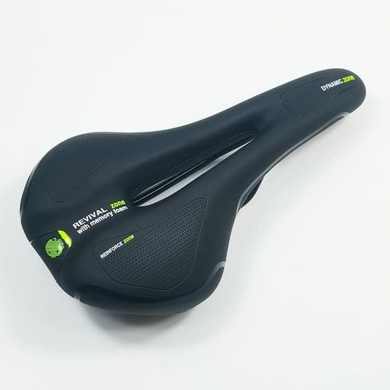 Siège de vélo,D--selle de vélo ergonomique Large, étanche et respirante