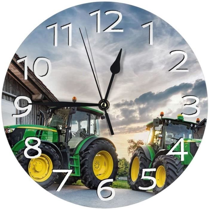 Horloge De Table Vintage En émail Fleur – Mini, Silencieuse, Décorative Pour Bureau, Chambre Ou Salon
