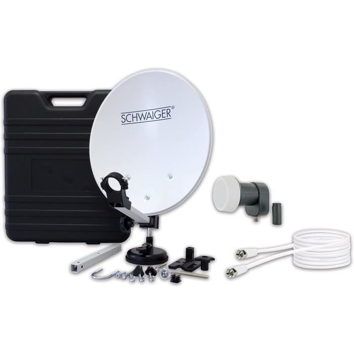 Schwaiger SF9003BT - Pointeur Satellite HD Avec Bluetooth Et Appli Pour Alignement Parfait