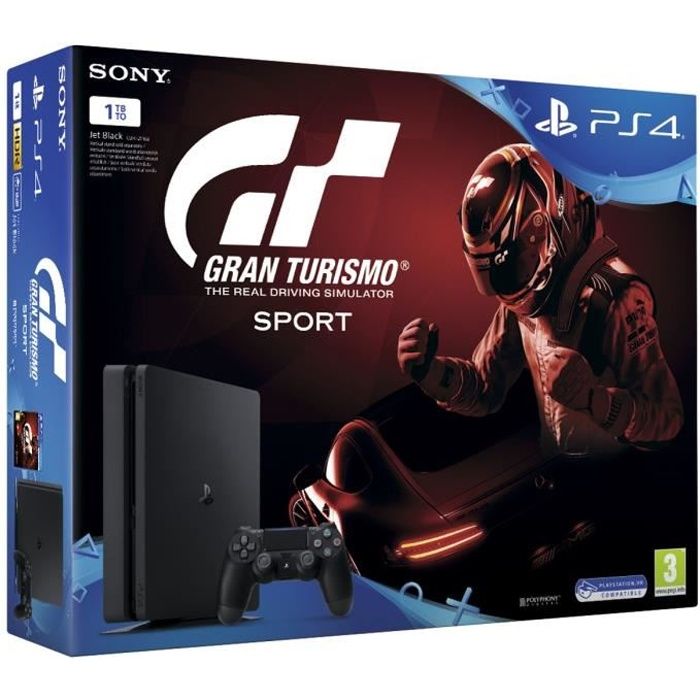 PS4 Slim + Gran Turismo Sport - vue 3