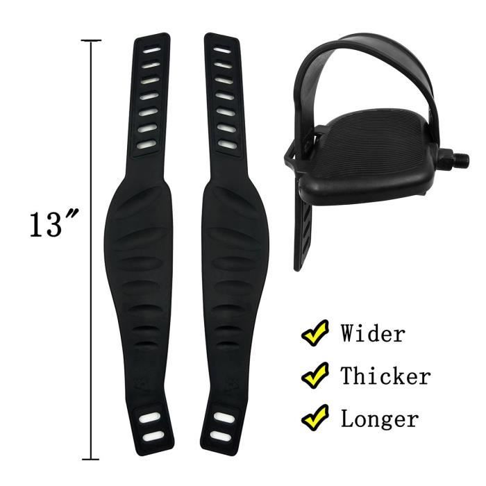 Velo D'Appartement Une paire pédale vélo d'exercice sangles de haute qualité et écarquilla sangles pour filer Vélo Bicycl ZYSF0