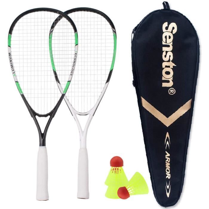 Senston Ensemble de Speedminton 2 Joueurs Allround Speed Badminton/Crossminton Set avec 3 Speeder Balle