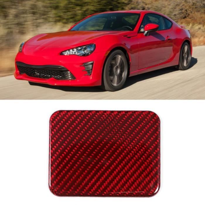 LIA Housse de garniture de bouton de chauffage de siège de console centrale en fibre de carbone pour Toyota 86 2013-2017