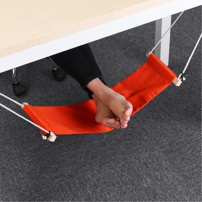 Hamac Repose Pieds Bureau Domicile ORANGE Fe32724