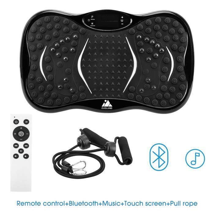 Plateforme Vibrante pour Fitness, 1-999 Vitesses, Mode Automatique + Manuel,Tactile LCD, Fitness Plateforme pour Perte de Poids