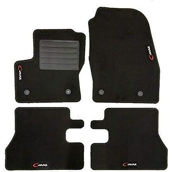 Jeu de 4 tapis moquette pour FORD C-MAX 2015>