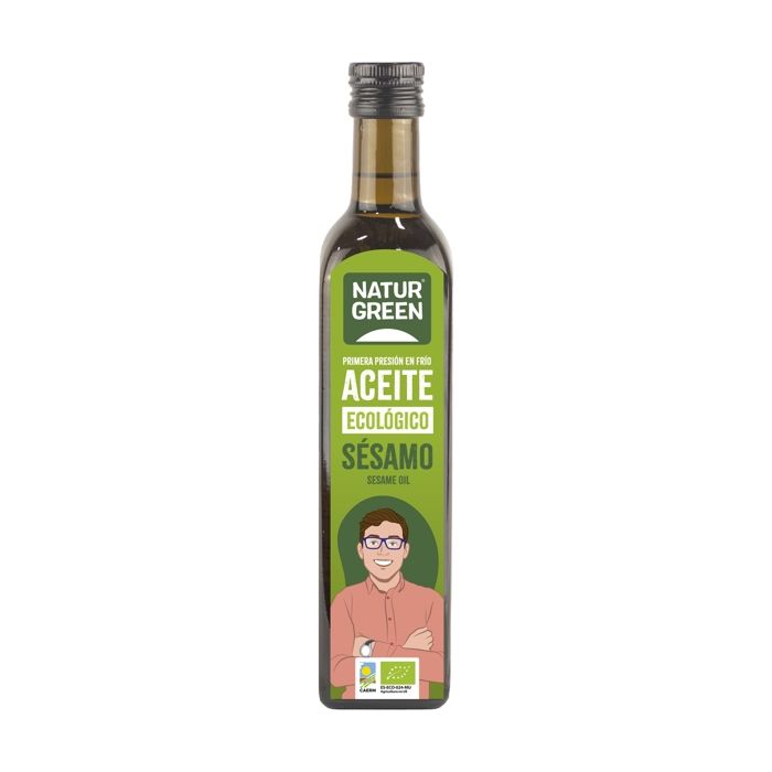 NATURGREEN - Huile vierge de sésame 500 ml de huile