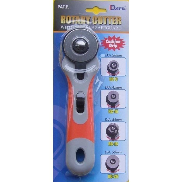 Dafa 45mm dafa cutter - COMMUTATEUR KVM - Prise En Main Douce - Cutter Rotatif - 45Mm
