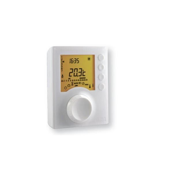 THERMOSTAT PROGRAMMABLE FILAIRE HEBDO POUR CHAU…