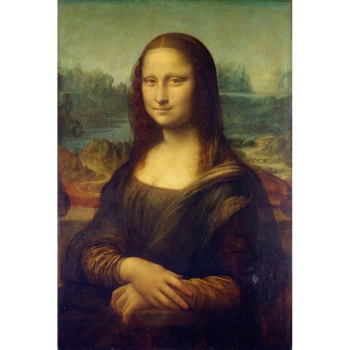 Poster Affiche Mona Lisa La Joconde De Vinci Peinture Historique 31cm x 46cm